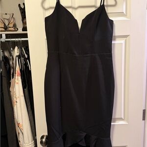 Bardot Black Strapless Dress